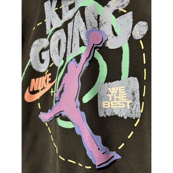 Jordan x DJ Khaled We The Best Off Noir Black Hoodie Men Medium Nike Streetwear - Picture 8 of 13